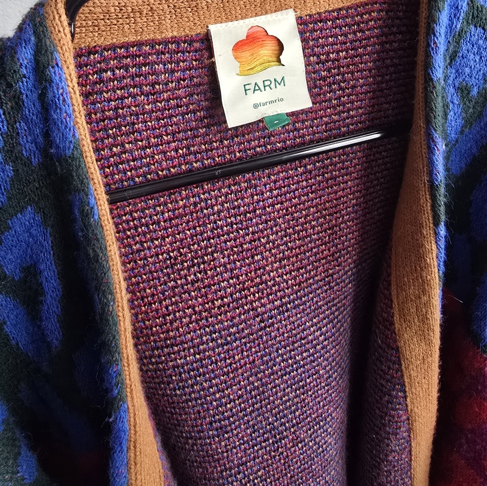 Farm Rio Multicolor Patterned Women's Jacket - Picture 4 of 5